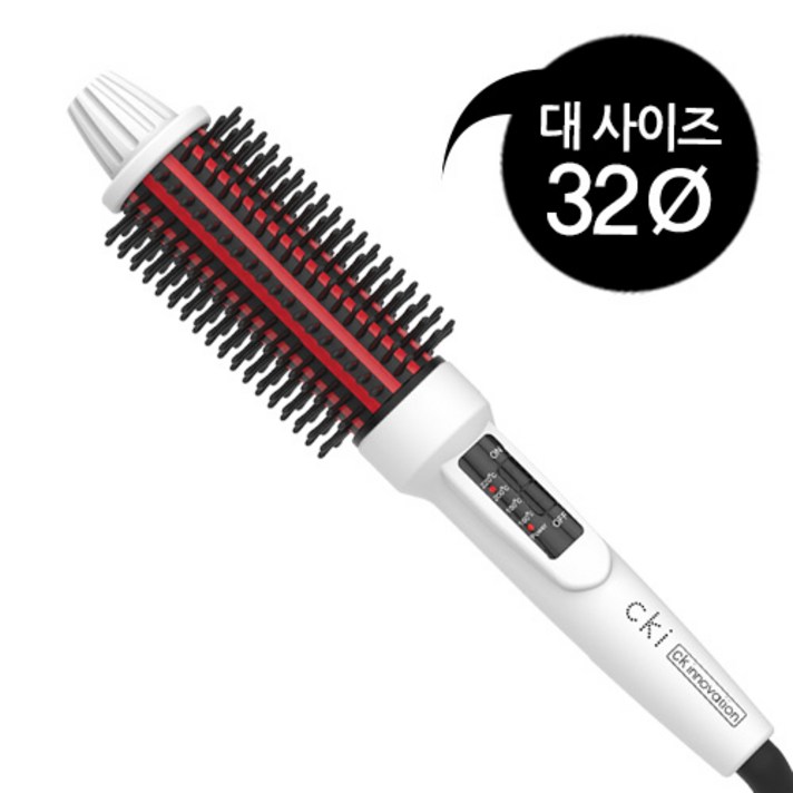 CKI 브러쉬 고데기 CKI-I103 대 32mm, 혼합색상