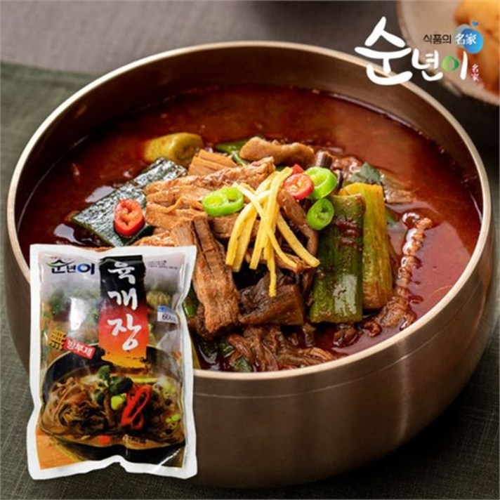순년이 육개장 600gx10팩, 단일상품/단일상품