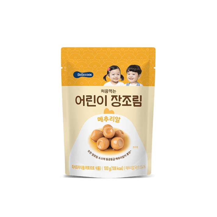 베베쿡 처음먹는 어린이 장조림, 1개, 메추리알