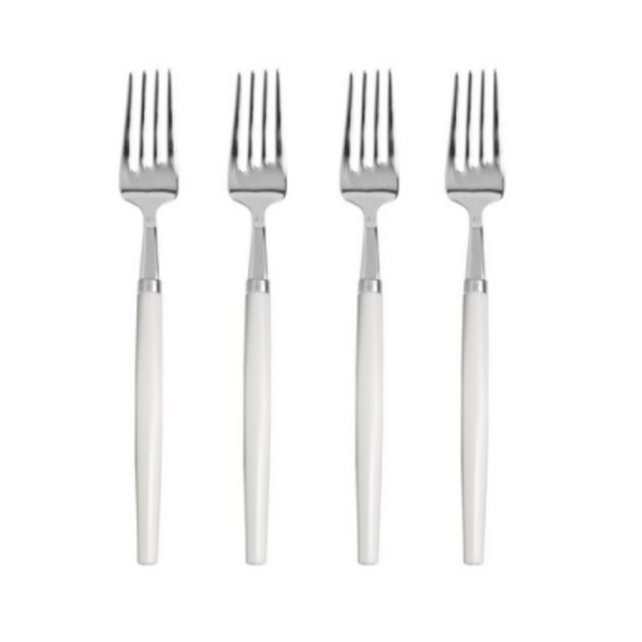 오리엔탈 삼각 커트러리 디너 포크 4P, 백색, 4개