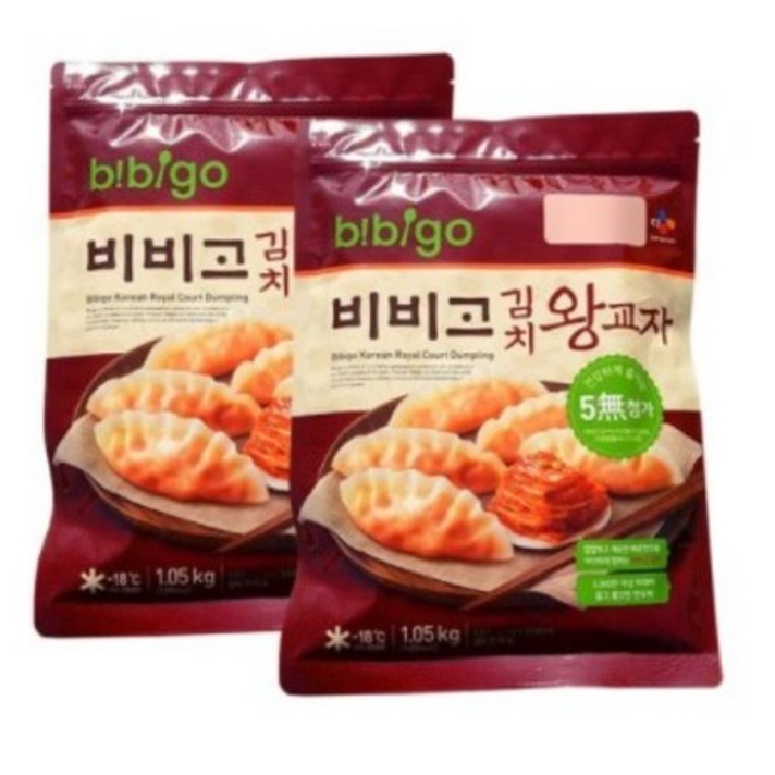 비비고 김치왕교자1.05kgX2, 1세트, 2.1kg