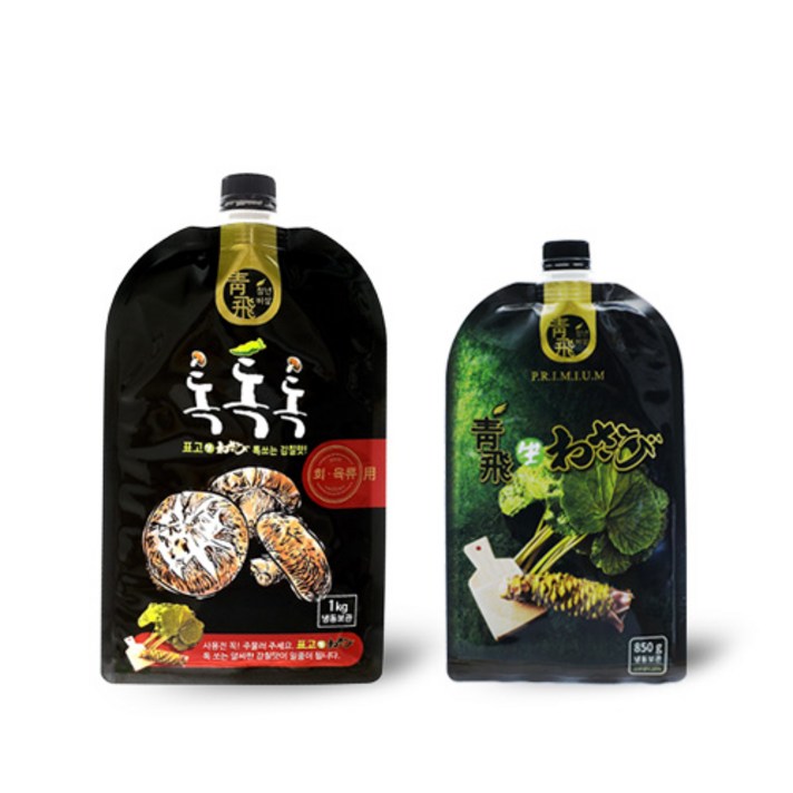 청비 표고 생와사비(1kg)+생와사비(850g), 1개, 1kg
