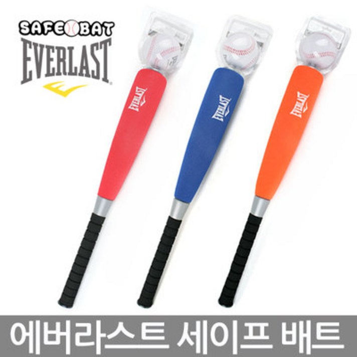 에버라스트 아동용 세이프 폼 야구 배트, 레드