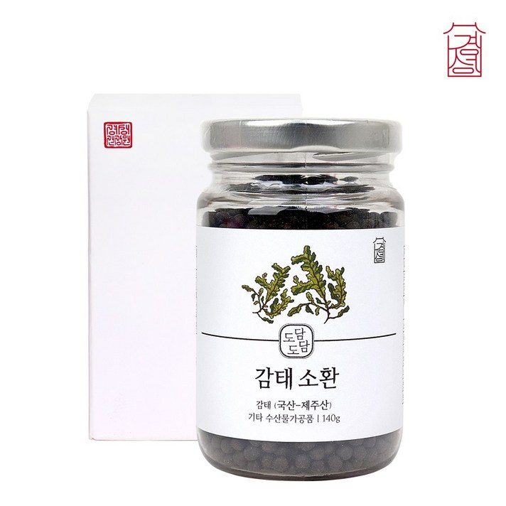 감태 소환 감태추출물 제주감태 환 해양폴리페놀 플로로탄닌 후코이단 알긴산 요오드 칼륨 효능, 2병, 140g