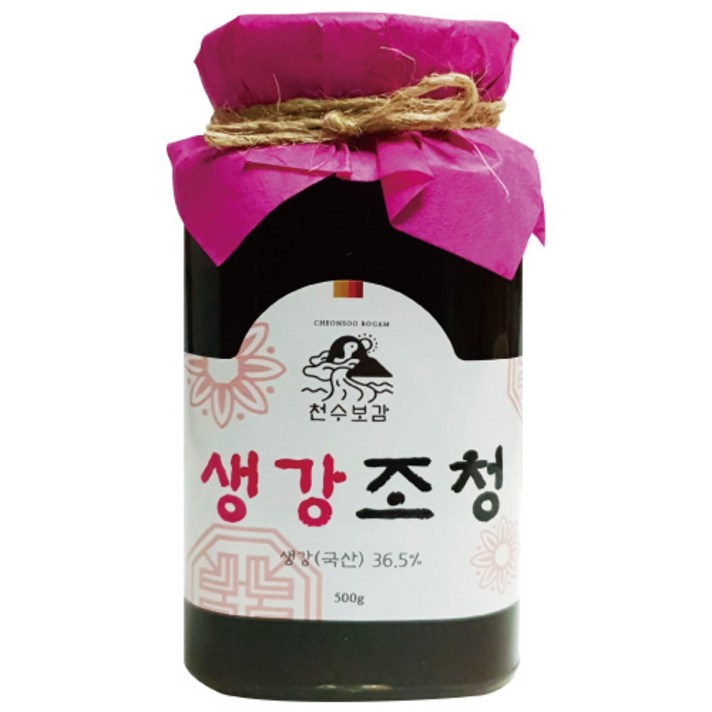 천수보감 100%국산재료 생강조청 500g, 1병