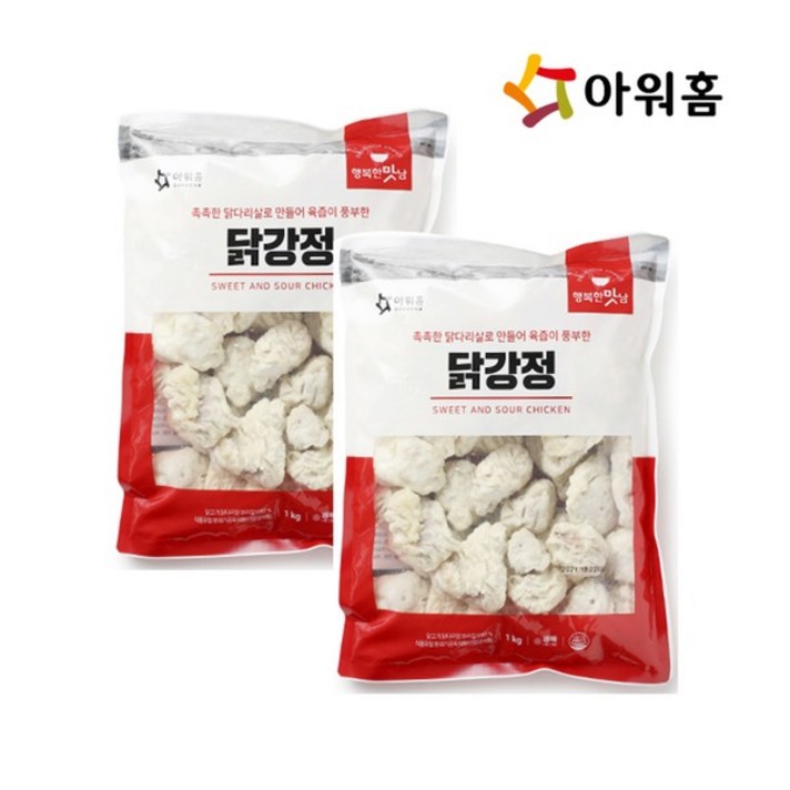 아워홈 닭강정 1kg x 2개