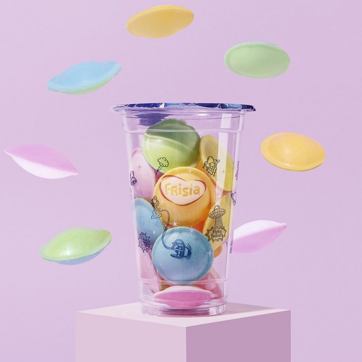 프리지아 벨기에 수입 UFO 플라잉소설 사우어캔디, 25g, 30개