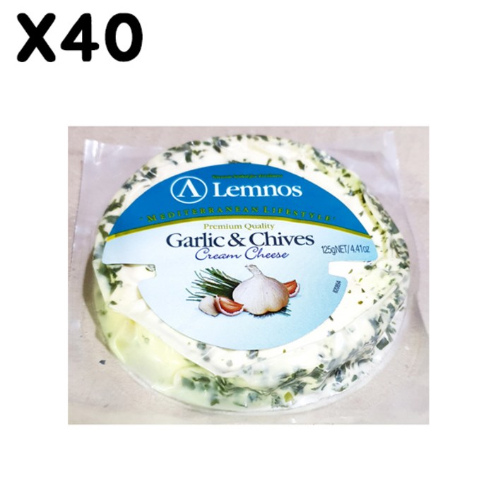 FK 과일치즈(램노스 갈릭차이브 125g) X40, 단일 수량, 0324 다팔자 본상품선택