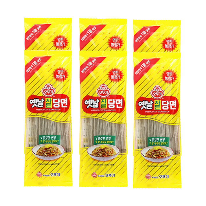 오뚜기옛날 자른당면, 100g, 6개
