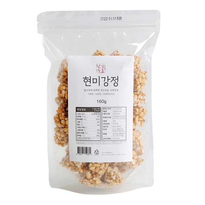 삿갓유통 현미강정, 160g, 1개