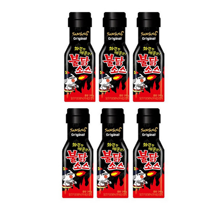 삼양 불닭소스, 200g, 6개