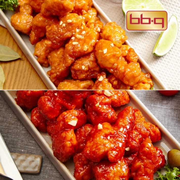 비비큐 BBQ 바로 치킨 강정 세트 4팩 순한2+매운2, 단품