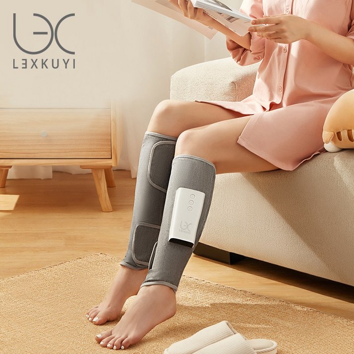 LEXKUYI 렉스쿠이 다리마사지기 공기압 종아리 안마기 적외선 열 온열케어 무선 XT-1