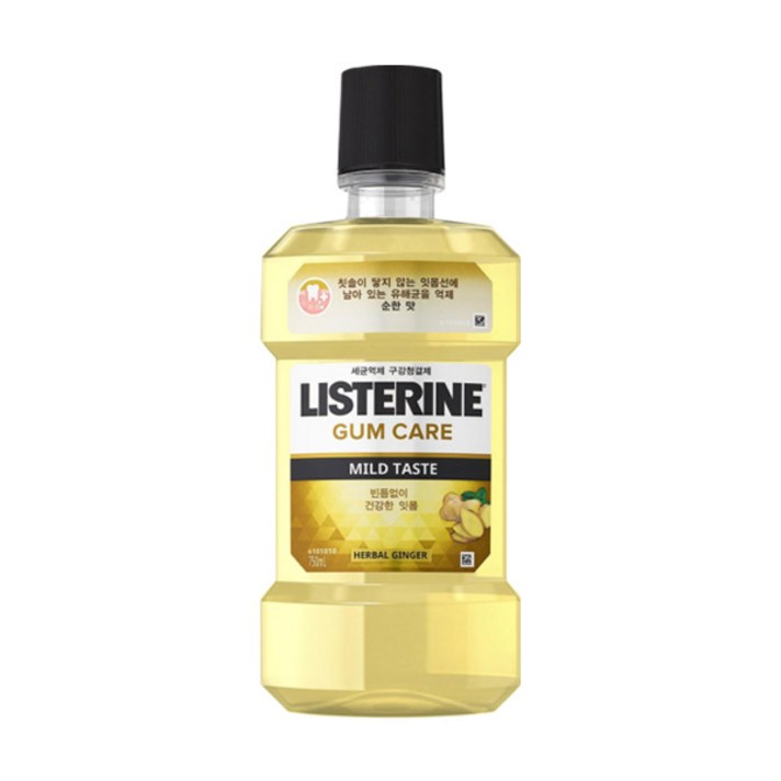 리스테린 검케어 마일드 구강청결제, 750ml, 4개