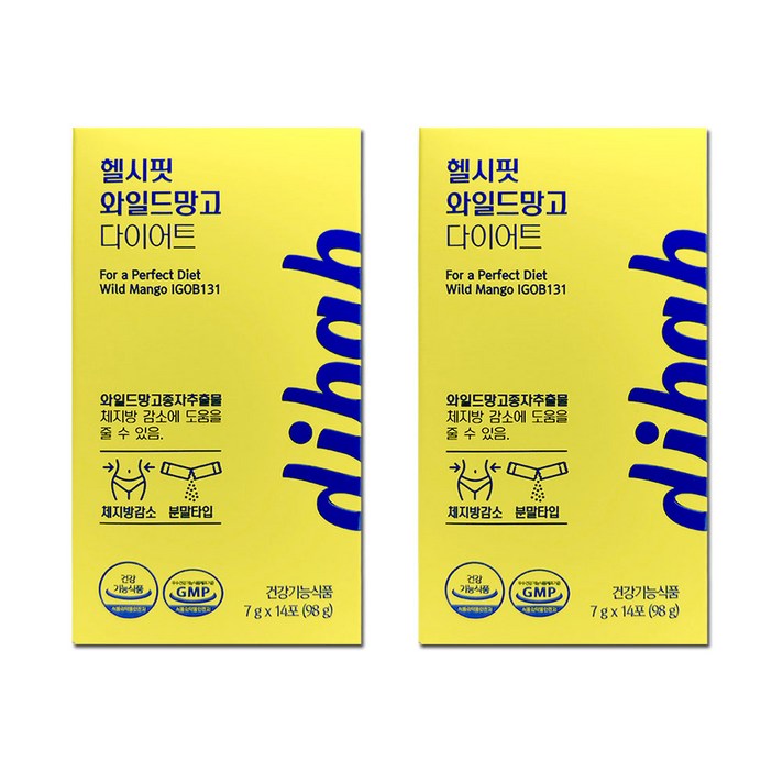 프롬바이오 디밥 헬시핏 와일드망고 다이어트 28포/4주, 상세 설명 참조