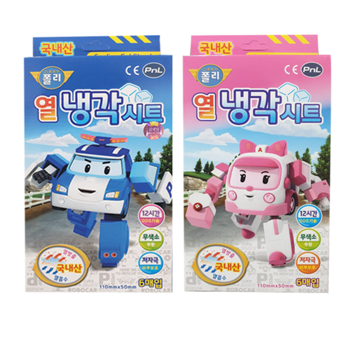 로보카폴리 냉각시트 폴리 6매입 3개