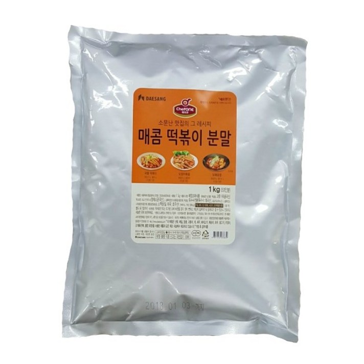 쉐프원 매콤 떡볶이 분말, 1kg, 1개