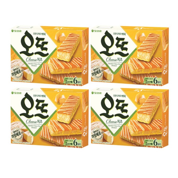 오리온 오뜨 치즈, 144g, 4개