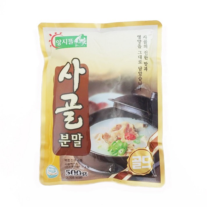 오무행 짬뽕다시 500g 1개 소스 짬뽕 만들기 국물 육수 업소용 식자재, 사골분말가루 500g(양지뜰)