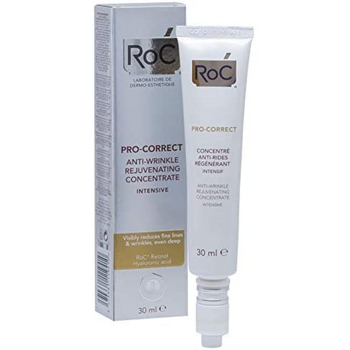 유럽 ROC 프로 코렉트 컨센트라도 - 안티 아루가스 리쥬베네시도르 인텐시보 30ml 넥 크림 로션 목주름 아이 멀티 밤, 집중도