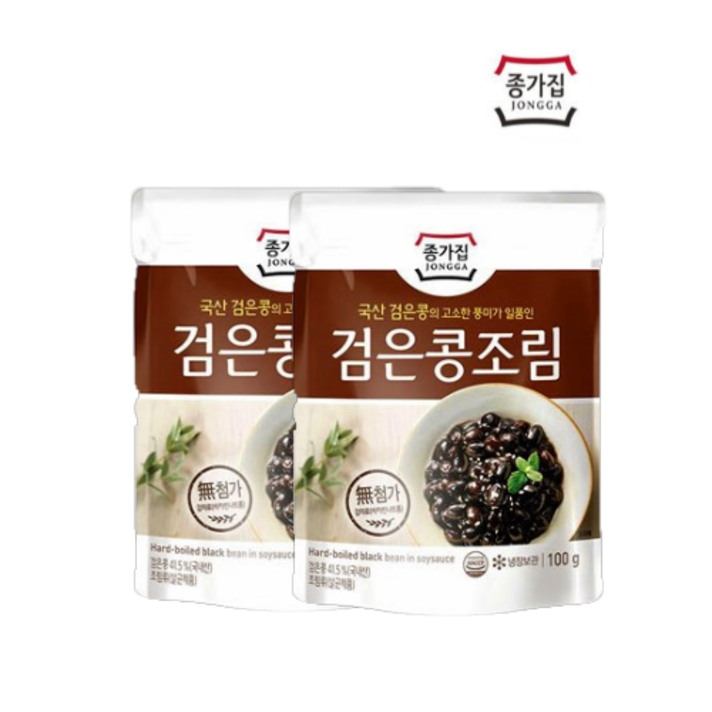 김여사마켓 한끼밥상 밥도둑반찬!!! 종가집 검은콩조림60g 조림류, 3개, 60g