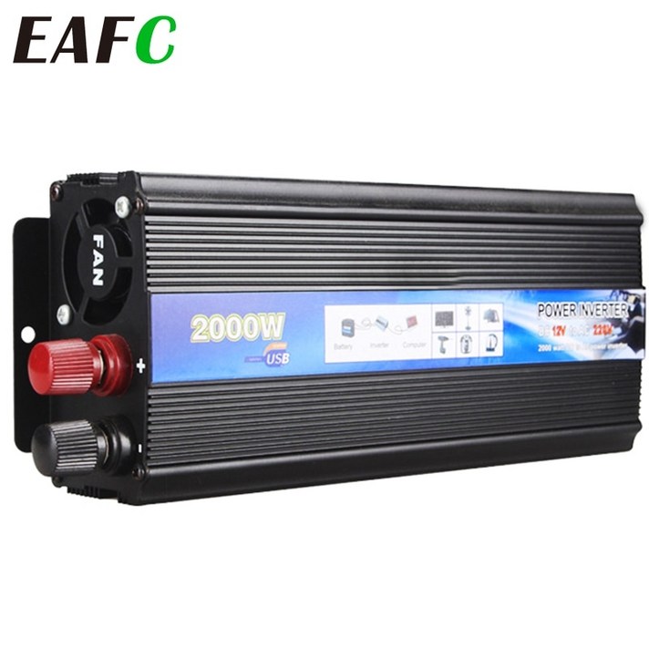 주행충전기 500-2000w 자동차 인버터 12v 220v 전원 인버터 dc 배터리충전기, 2000w, 협력사