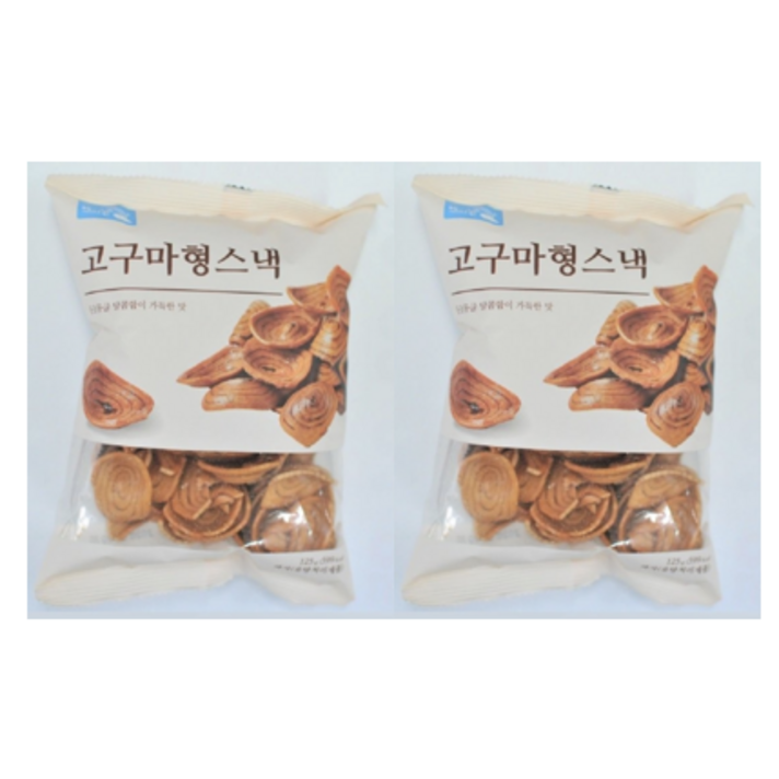 추억의 옛날과자 헤시온 고구마형 스낵 120g 2개