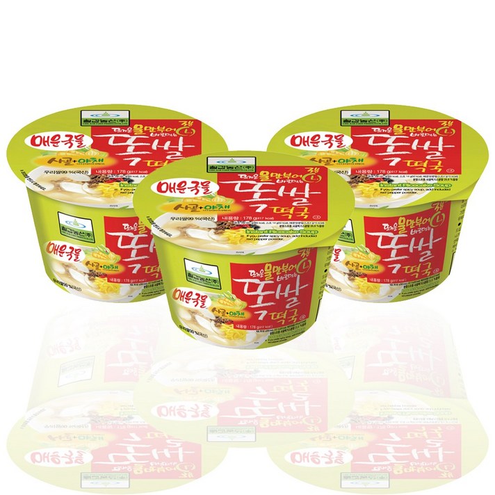 칠갑농산 똑쌀떡국 매운맛 12개 (1박스)