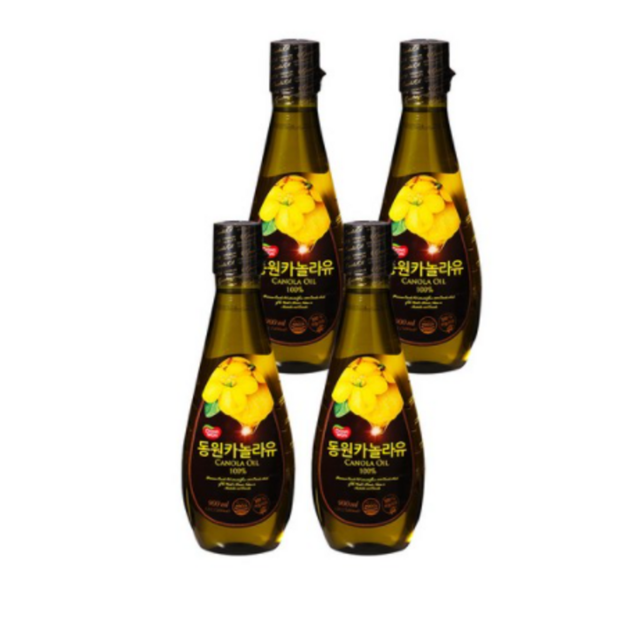 동원 카놀라유 900ml 4개