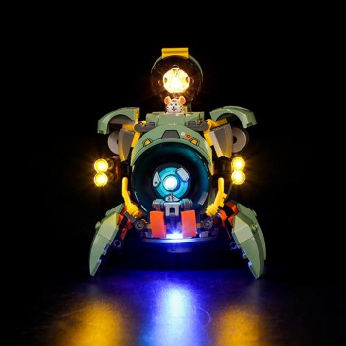 레고 BBL 오버워치 레킹볼 75976 LED 조명 램프 세트 DIY 디스플레이, 레킹볼의 라이트 버전 재고 있음