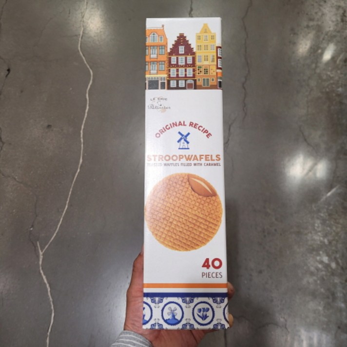 네델란드 오리지널 스트룹와플 40개 1260g 코스트코, 세트