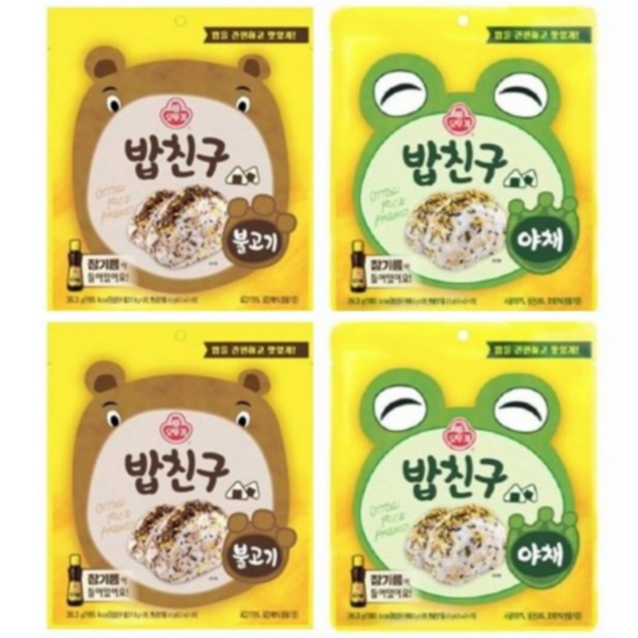 (상온) 오뚜기 (밥친구)야채x2+(밥친구)불고기x2, 1.(밥친구)야채x2+(밥친구)불고기x2