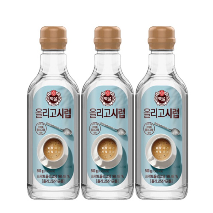 백설 올리고시럽 500g, 3개