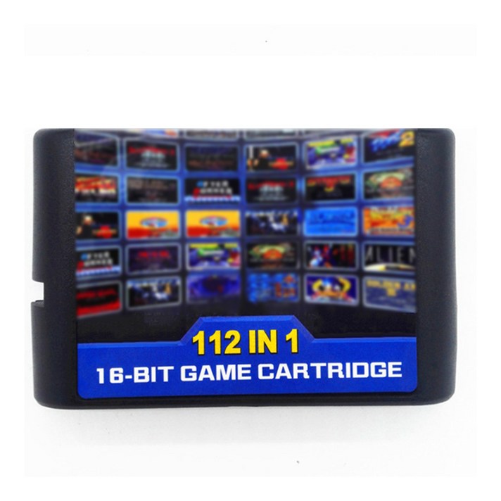 112에서 1 게임 카트리지 16 비트 MD 게임 카드 Sega Mega Drive/Sega Genesis 지원 NTSC 및 PAL 콘솔
