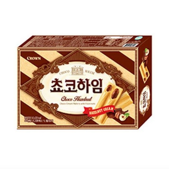 크라운 초코하임 36봉입 2박스 총72봉지 대용량, 568g