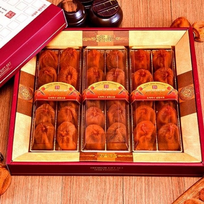 상주 곶감 웰빙농장 건시 종이박스 선물세트 1.5kg 30팩