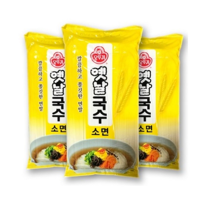 오뚜기옛날 국수 소면, 900g, 3개