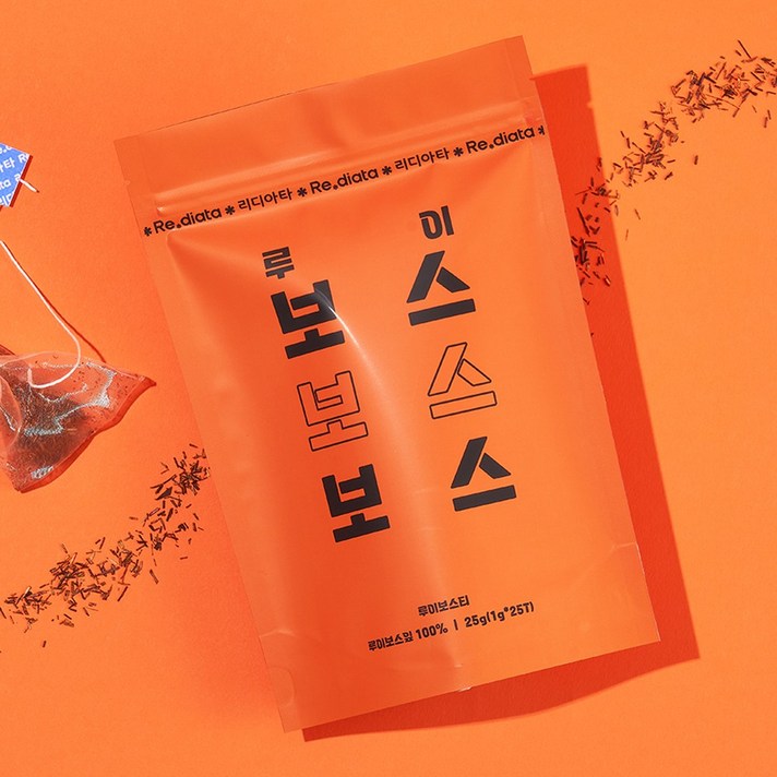 리디아타 루이보스보스보스 루이보스티 임산부 차 상위10% 최상위등급선물 티백, 25개입 x 1개, 1g, 25개입, 1개