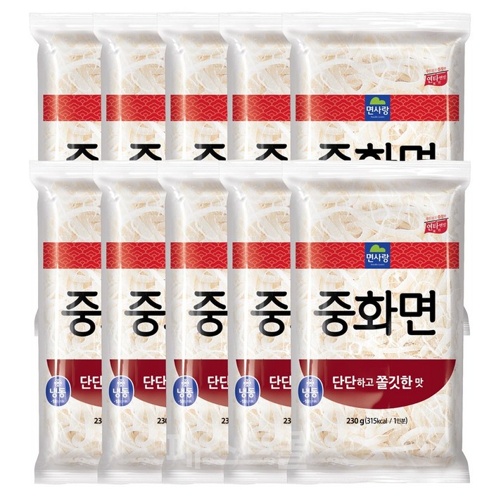 면사랑 중화면, 10개, 230g