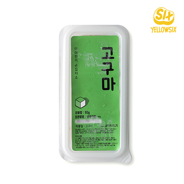 옐로우식스 큐브 다진야채 26종, 고구마, 1개