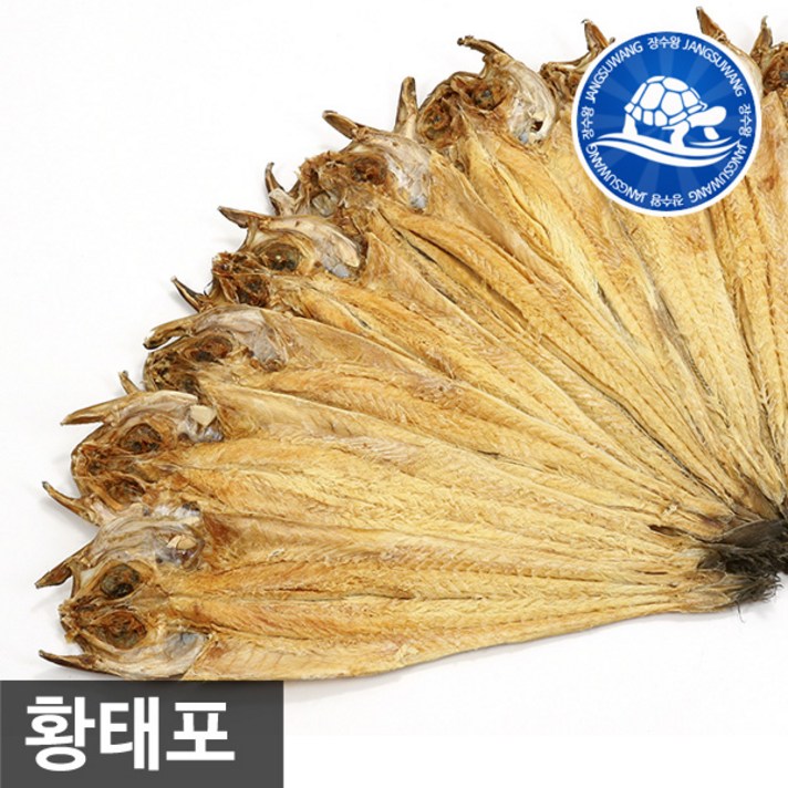 장수왕 황태포 중자 진부령건조(부채꼴)10마리(38-40cm) 황태 중부시장도매, 1봉, 10마리