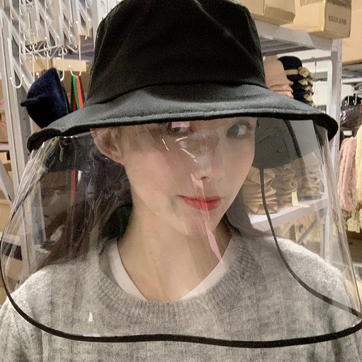 폴라도레 방역 벙거지 모자 남자 여자 공용 바이러스 차단모자 방역모자 +폴라도레사은품증정(J)