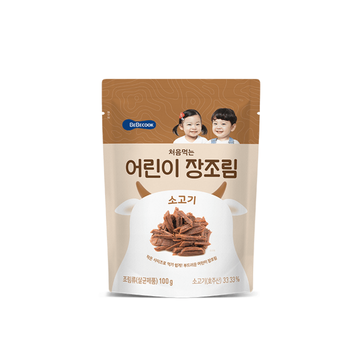 베베쿡 처음먹는 어린이 장조림, 1개, 소고기