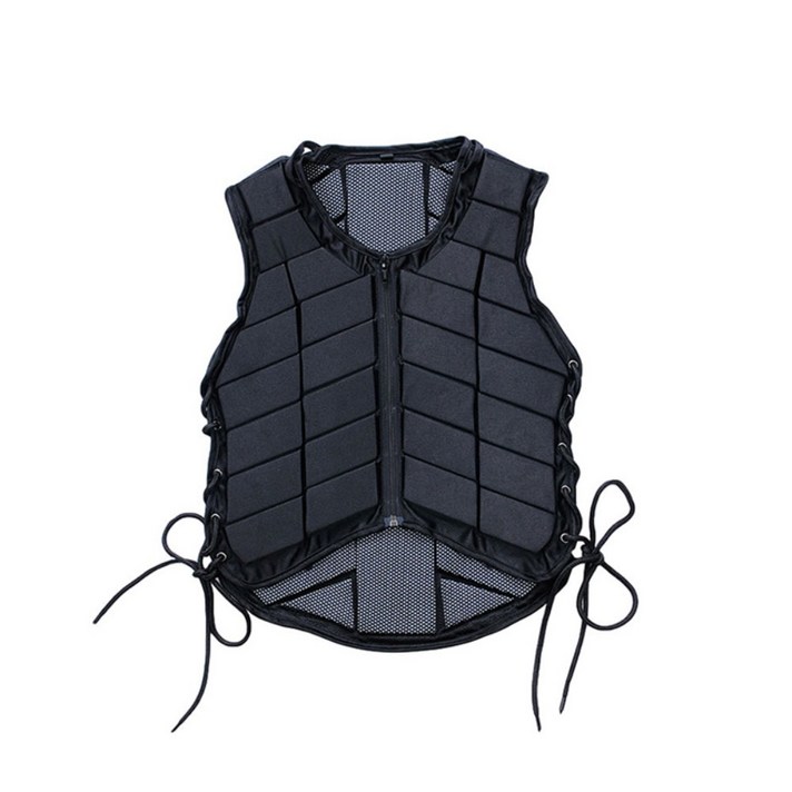 어린이 성인 남녀 승마 안전조끼 보호구 승마복 보호복 용품, 성인 블랙 S 키 150-160CM, 1개