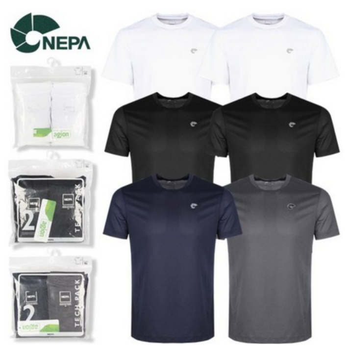 네파 21 S/S 1+1 기획상품!! 품절임박! 남여공용 기능성 쿨맥스 라운드티셔츠 (3컬러) - 7HG5300