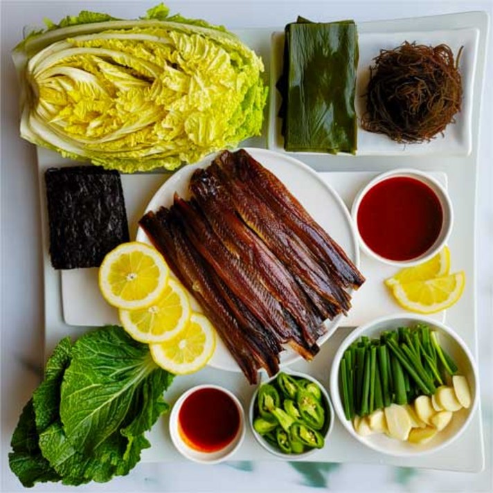 백종원 맛남의광장 포항 구룡포 삼대 손질 과메기 단품 야채 세트, 1개, 270g