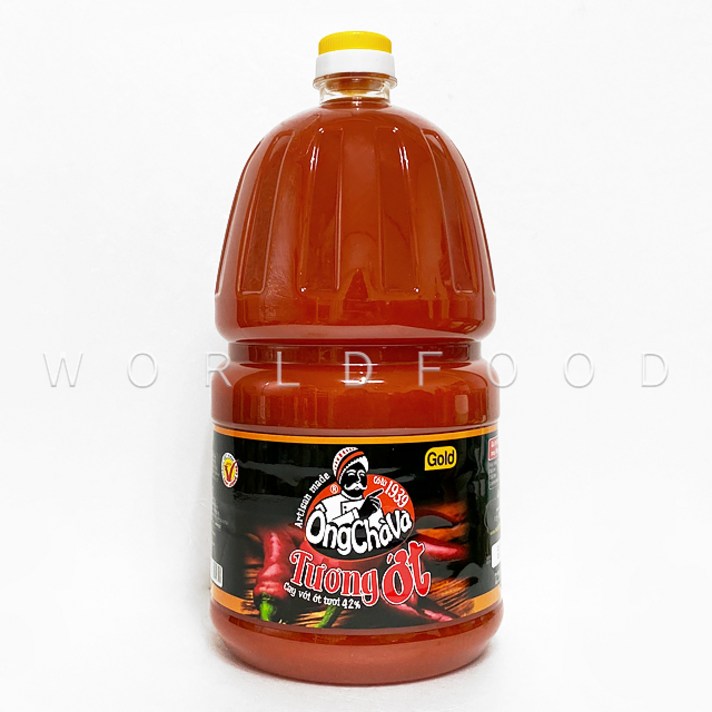 월드푸드 베트남 핫 칠리소스 옹차바 골드 똥옷 매운맛 대용량 2.2kg 업소용, 1개, 2200g