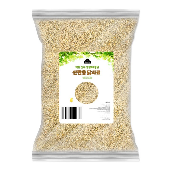 구딘 어린 병아리 사료 Step 1, 5kg, 1개