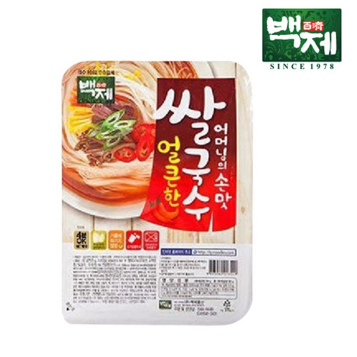 백제 용기 쌀국수 얼큰한맛, 90g, 30개입