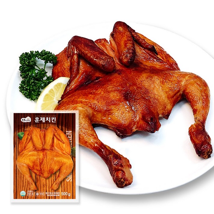 킹닭 국내산 훈제치킨 500g x 3팩, 3개